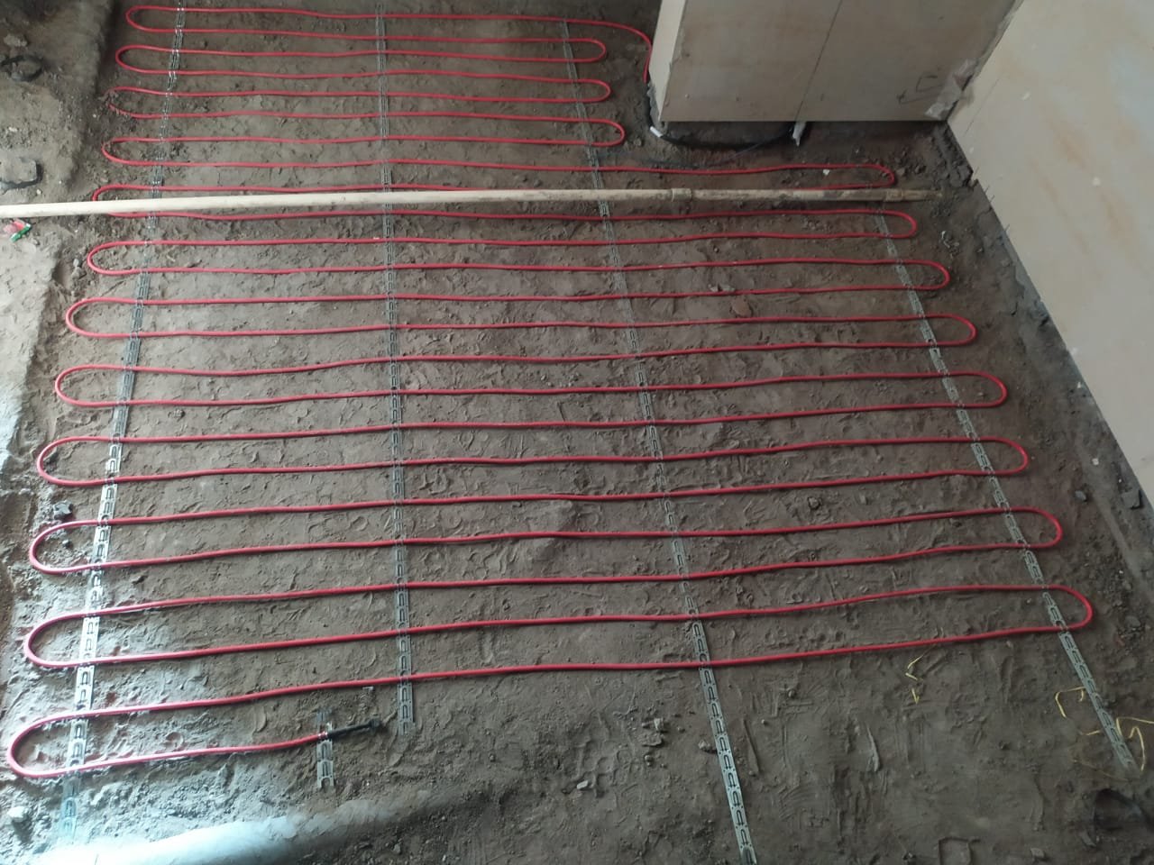 Cable Laid in Bathroom